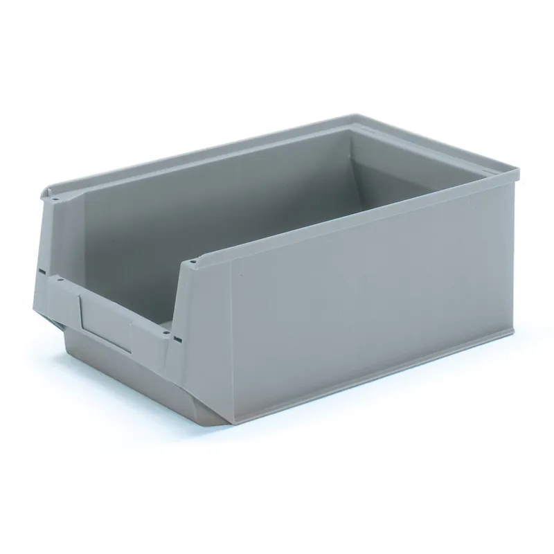 fetra Sichtlagerkasten Außenmaße 500/450x310x200mm Ku. (PE/PP) grau schlagfest/formstabil Angebot