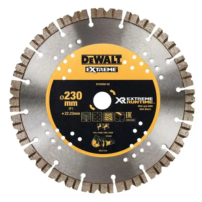 Günstig DeWalt Diamant-Trennscheibe DT40260, D.230/22.2mm,