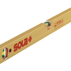 Wasserwaage AZ 80cm Alu.gold 0,5 mm/m SOLA Echt