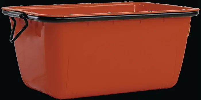 Fertigmörtelbehälter 200l rot WEMAS Neue Kollektion