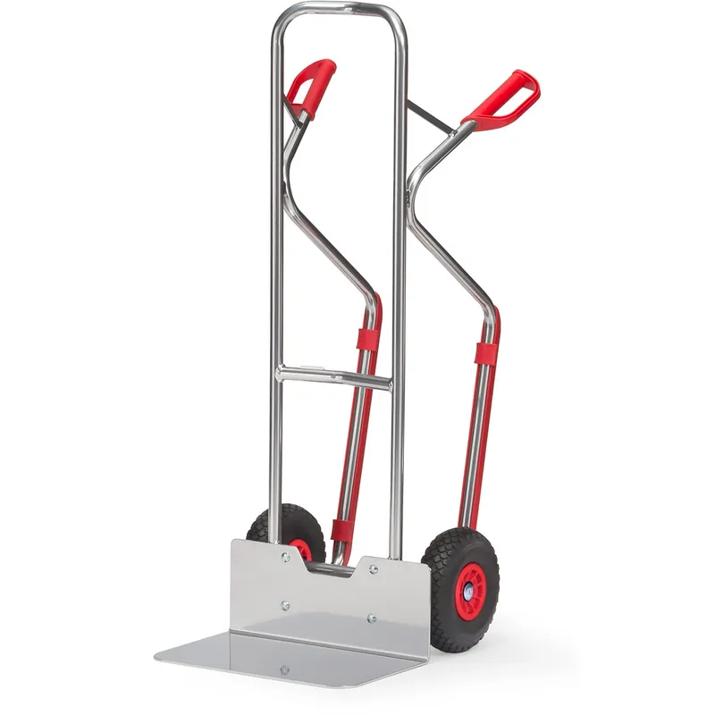 Heißes Angebot fetra Alukarre mit Kunststoff-Gleitkufen Höhe 1300 mm