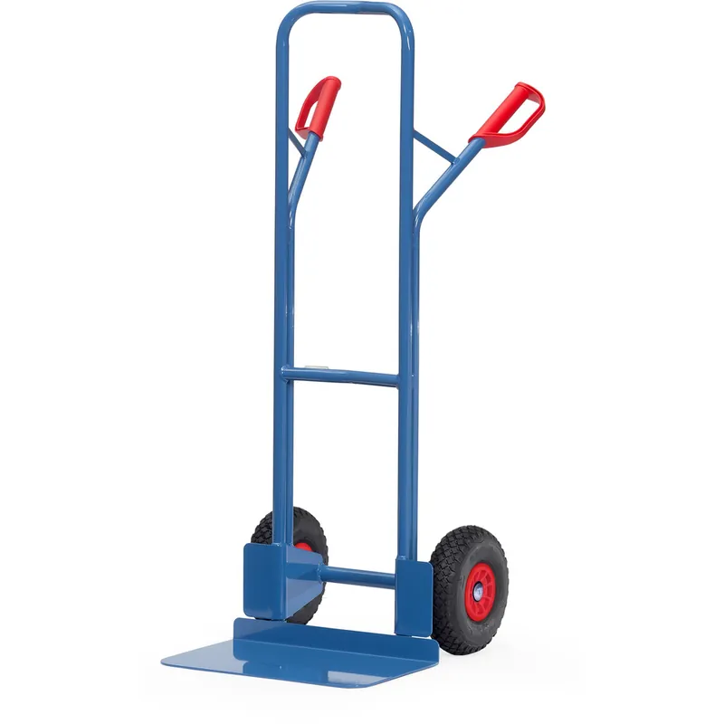 Neu fetra Stappelkarre aus Stahlrohr pulverbeschichtet blau/RAL 5007