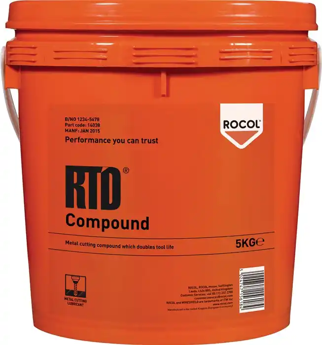 Expressversand Gewindeschneidpaste RTD Compound 5kg Eimer ROCOL