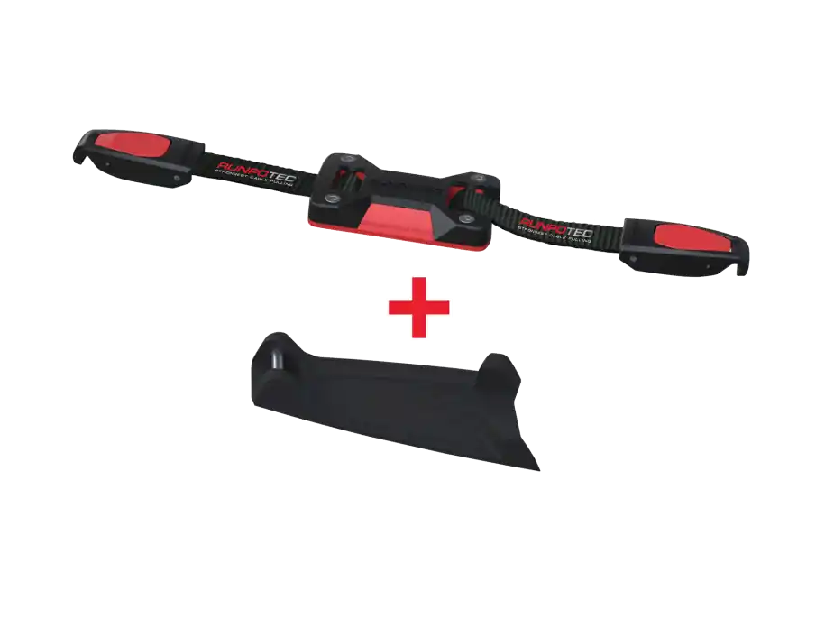 Top-Preis Runpotec Gurt mit Clipsystem und Ankerpad 2400 mm