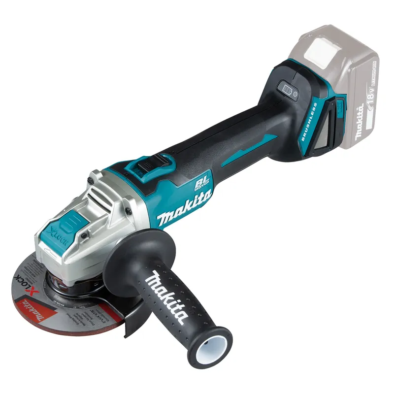 Makita DGA521ZX1 Akku-Winkelschleifer 18V mit Schiebeschalter (ohne Akku, ohne Ladegerät) Letzte Chance
