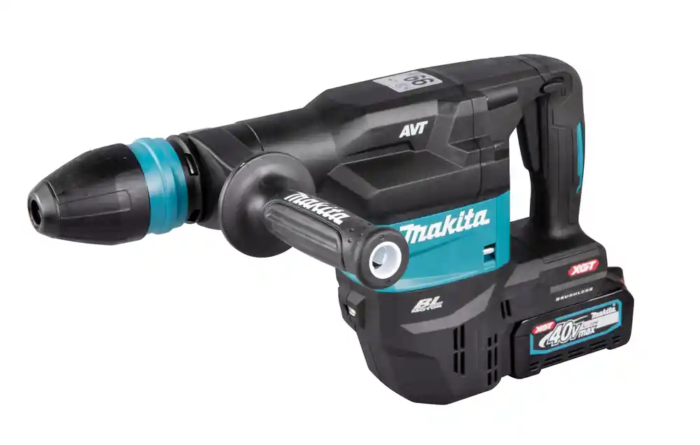 Meistverkauft Makita 40V Akku-Stemmhammer HM001GM201 mit Akkus, Ladegerät und AWS Funkadapter WUT01