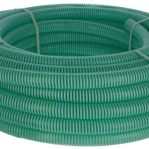 Kerbl Saugschlauch 1" PVC Schlauch mit hart PVC Spirale,25m Rolle Nur Für Kurze Zeit