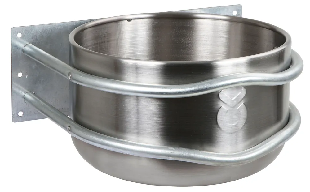 Sale Kerbl Futtertrog Edelstahl - ca. 18l - mit Ablauf