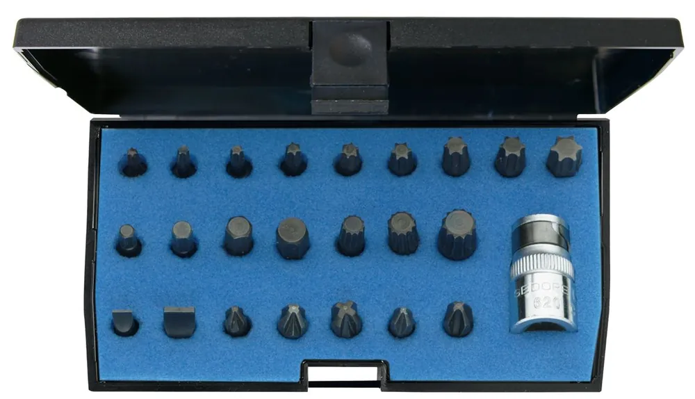 GEDORE Schraubendreherbit-Set 620-024 1/4" 24-teilig Expressversand