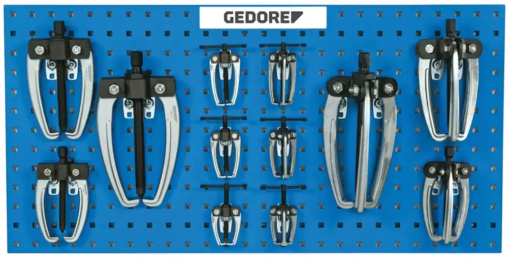 GEDORE Abzieher-Satz 1.18/1.19 auf Lochwand 12-teilig Neue Kollektion