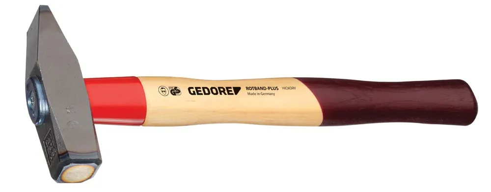 GEDORE IH-300 600 Schlosserhammer ROTBAND-PLUS mit Hickorystiel 300 g Neuheit