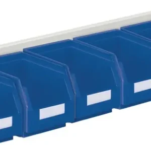 Jetzt Kaufen Sichtlagerkastenset H140xB920xT250mm Stahlblech/Polyethylen Ku.-besch.blau