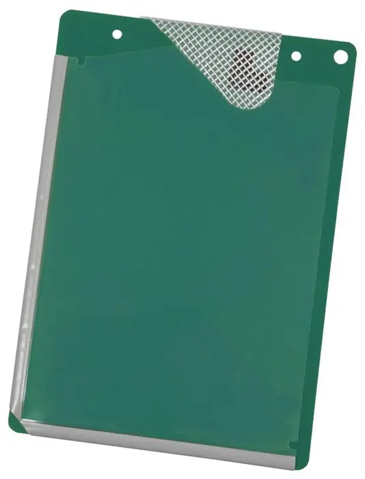 Auftragstasche PVC m.Umbug-Verschweißung DIN A4 grün EICHNER VE: 10 Stück Preisknaller