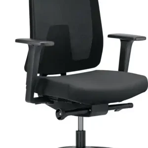 Heißes Angebot Bürodrehstuhl m.Synchr.-Techn.schwarz 400-520mm m.Lehnen Trgf150kg DAUPHIN
