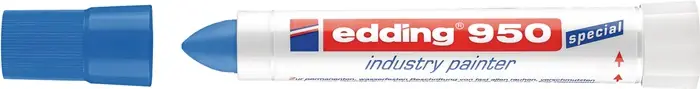 Industrie-Pastenmarker 950 blau Strich-B.10mm Rundspitze EDDING VE: 10 Stück Angebot