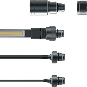 Preisreduziert Arbeitsleuchten-Set Workers Friend 250-500 lm Li-Ion 130m schwarz LEDLENSER