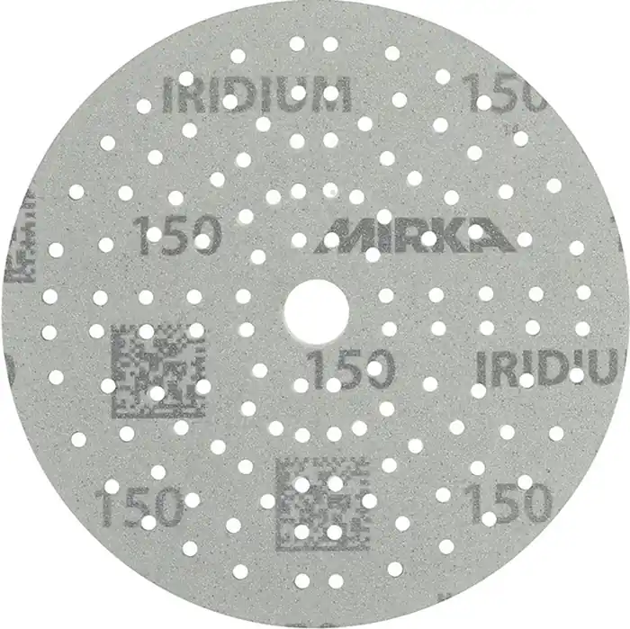 Haftschleifscheibe IRIDIUM Grip 121L 150mm K.150 f.HO/Metall/Lack/Ku. VE: 100 Stück Wochenendangebot