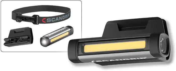 LED-Taschenlampe FLEX WEAR KIT 75-150 lm m.Stirnband/Mützenhalterung Li-Ion Preisreduziert