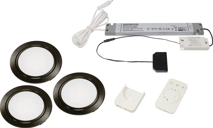 Einbauleuchtenset Chip 58 emotion 2700-6500 K 12 V 4 W Rahmenfarbe ma L&S Nur Heute