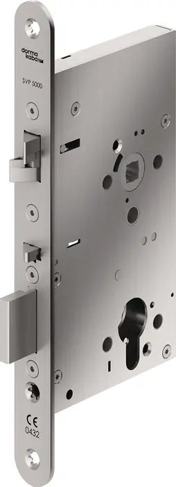 Panik-Einsteckschloss SVP 5272 Fkt.E rd 20/65/72/9mm DIN re.VA DORMAKABA Neue Ware