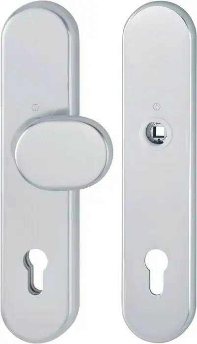 Preisreduziert Schutzgarnitur 86G/3331/3310 Alu.F4 92mm 67-77mm HOPPE