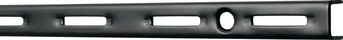 Wandsch.L.500mm schwarz ma STA einreihige Lochung ALFER ALUMINIUM VE: 10 Stück Beliebt