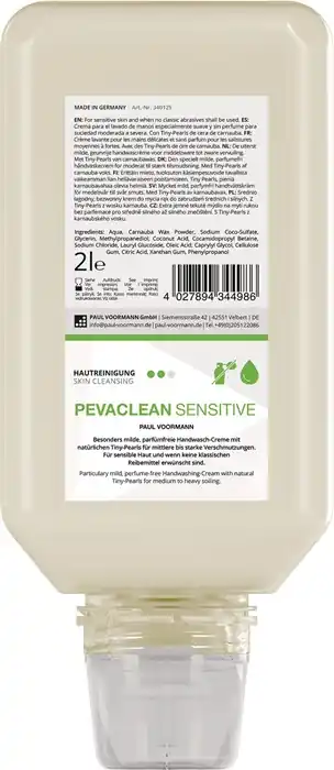 Billig Handwaschcreme PEVACLEAN 2l unparfümiert Softflasche PAUL VOORMANN