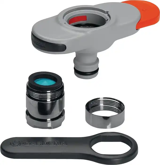 Billig Hahnverbinder Kunstoff/Metall M 24 GARDENA
