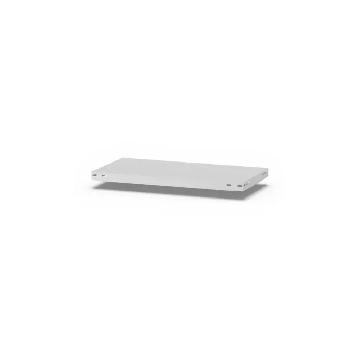 hofe Zusatzboden RAL7035 Lichtgrau inkl. 4 Fachbodenträgern 750x300mm - Fachlast 220 kg Zertifiziert