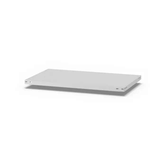 hofe Zusatzboden RAL7035 Lichtgrau inkl. 4 Fachbodenträgern 1000x500mm - Fachlast 330 kg Preisreduziert