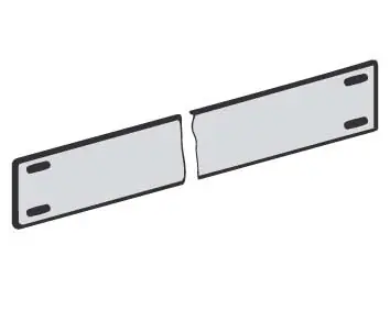 hofe Seitenblech 600 x 50 mm (TxH) - Lichtgrau Jetzt Kaufen