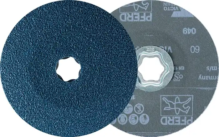 Highlight Fiberscheibe Combiclick VICTOGRAIN D.125mm K.60 Stahl,Guss,Aluminium/NE-Metall VE: 25 Stück