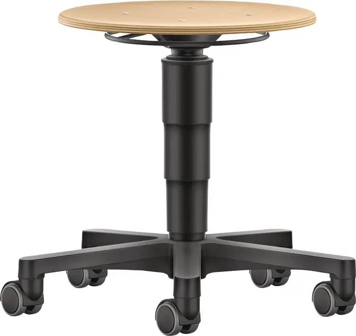 Preiswert Drehhocker Rl.Buche natur Sitz-H.450-650mm HO BIMOS