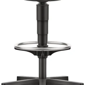 Drehhocker Bodengleiter u.Fußring Buche natur Sitz-H.560-830mm HO BIMOS Super-Preis