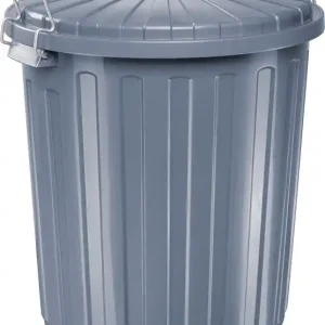 Bestpreis Abfalltonne H570xB490xTmm 55l grau HELIT VE: 5 Stück