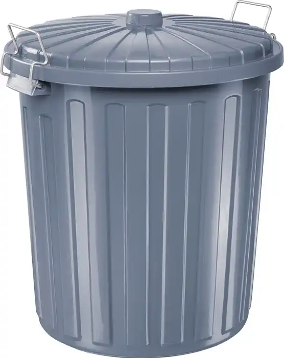 Bestpreis Abfalltonne H570xB490xTmm 55l grau HELIT VE: 5 Stück
