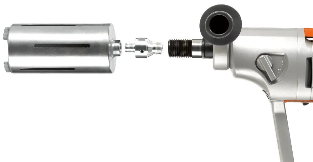 Heißes Angebot Husqvarna Bohrkronenadapter D 825 Muffe - HEX Rapido - Anschluss M16 M