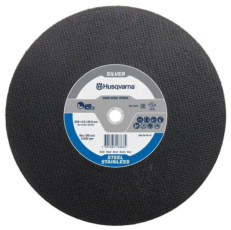 Husqvarna Diamanttrennscheibe Vari-Disc Stahl - Ø 400 mm - Aufnahme Ø 25.4 mm Jetzt Kaufen
