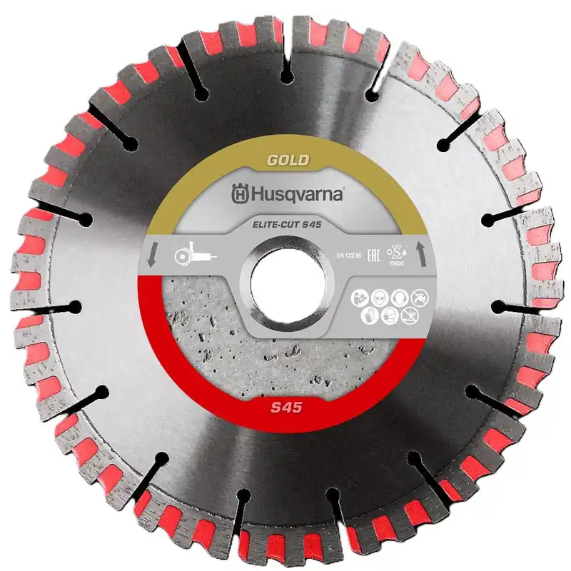 Schnäppchen Husqvarna Diamanttrennscheibe Elite-Cut S45 230 15 22.2 Ø230 mm