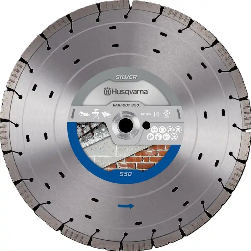Billig Husqvarna Diamanttrennscheibe Vari-Cut S50 - Ø 400 mm - Aufnahme Ø 25.4/20 mm