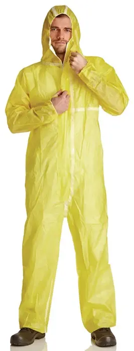 Preiswert Chemikalienschutzoverall ProSafe® 4 Gr.XL gelb PSA III DS SafetyWear