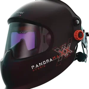 Versand Am Gleichen Tag Laserhelm Panoramaxx Hybrid schwarz 50x100mm