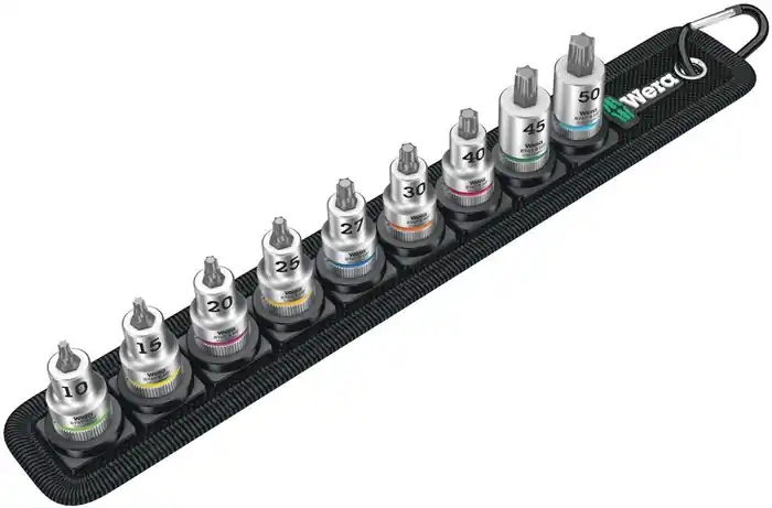 Top-Angebot Schraubendrehereinsatzset Belt B 3 Torx 9-tlg.Antr.10mm (3/8) Zoll WERA