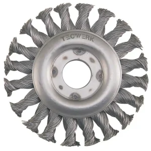 Top-Preis Rundbürste D.178mm Drahtstärke 0,5mm VA-Draht 13mm 10000min-¹ TECWERK
