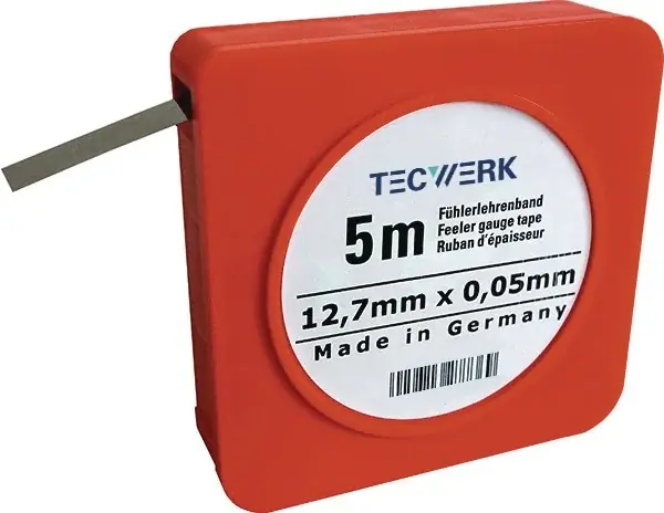 Bestpreis Fühlerlehrenband S.0,90mm L.5m B.12,7mm TECWERK