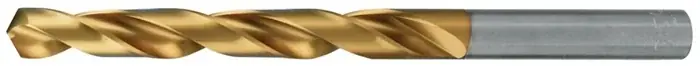 Spiralbohrer DIN 338 TypN D.7mm HSS profilgeschl.TiN Zyl.schaft kurz TECWERK VE: 10 Stück Kracherpreis