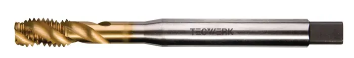 Ausverkauf Maschinengewindebohrer DIN 371C M8x1,25mm HSS-Co TiN 6H TECWERK