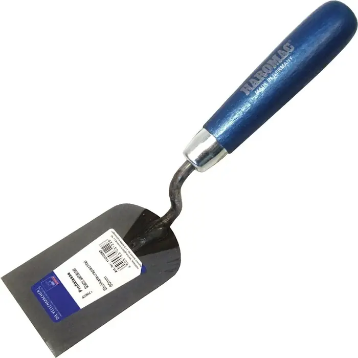 Stukkateurspachtel B.40mm Buchenholzgriff gehär.Qualitätsst.HAROMAC Garantierte Lieferung