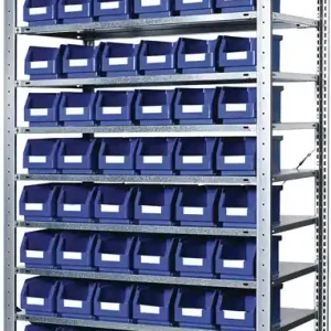 Jetzt Kaufen Steckregal H2000xB1000xT300mm Grundregal 10 Stahl-Bd.60xGr.6 blau KAPPES