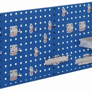 Billig Lochplatte B450xL1000mm blau 18 tlg.RASTERPLAN